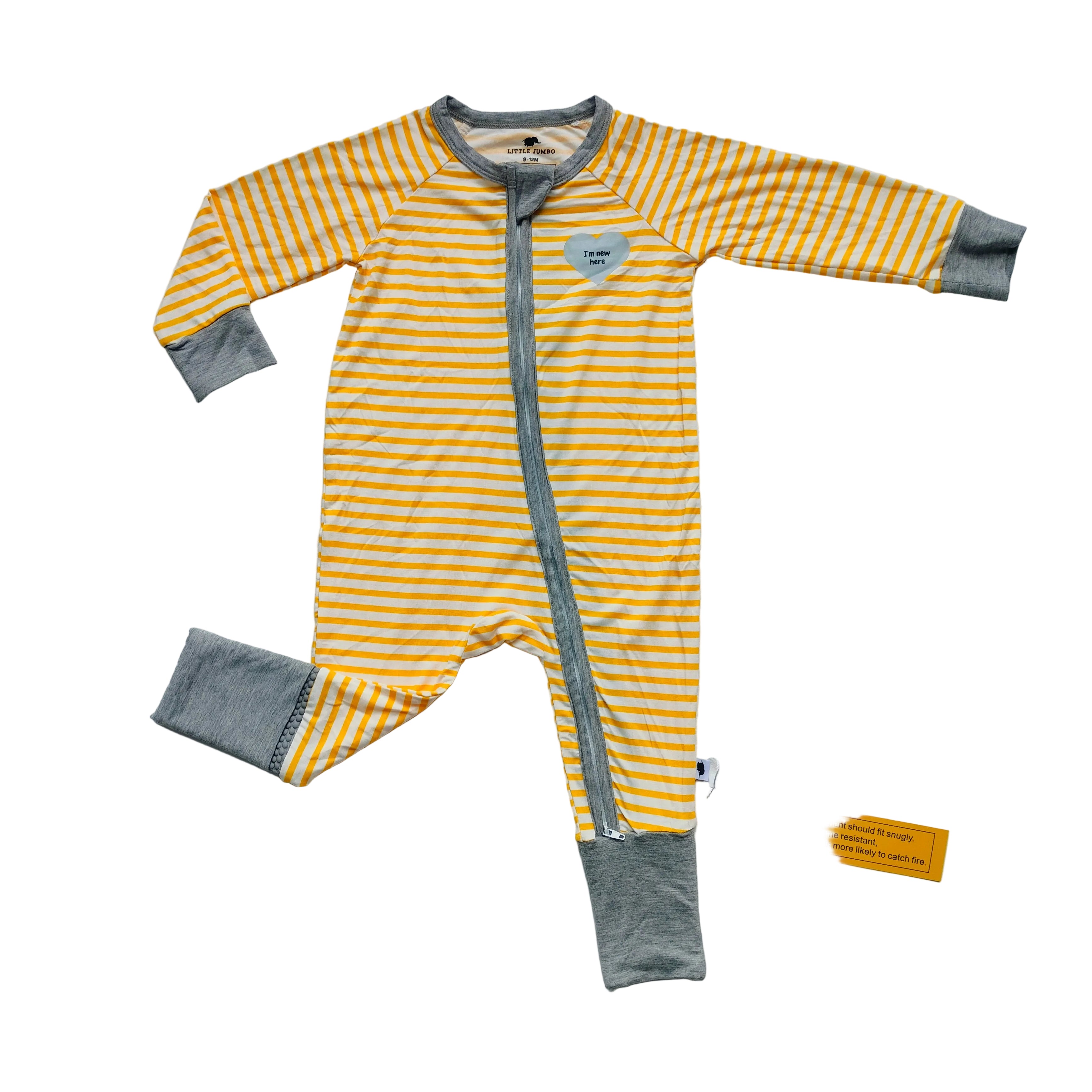 Yellow Stripes "I'm New Here" (Rollover)